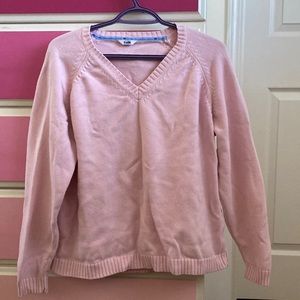 🛍️Baby pink knit vneck sweater